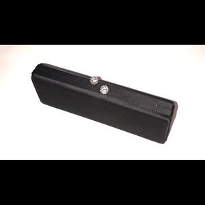 Black evening clutch